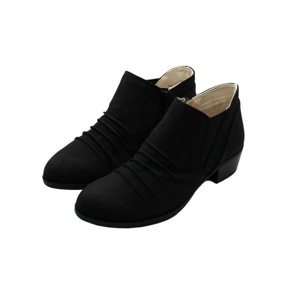 LifeStride Aurora Shooties - Black Microsuede - Picture 4 of 8